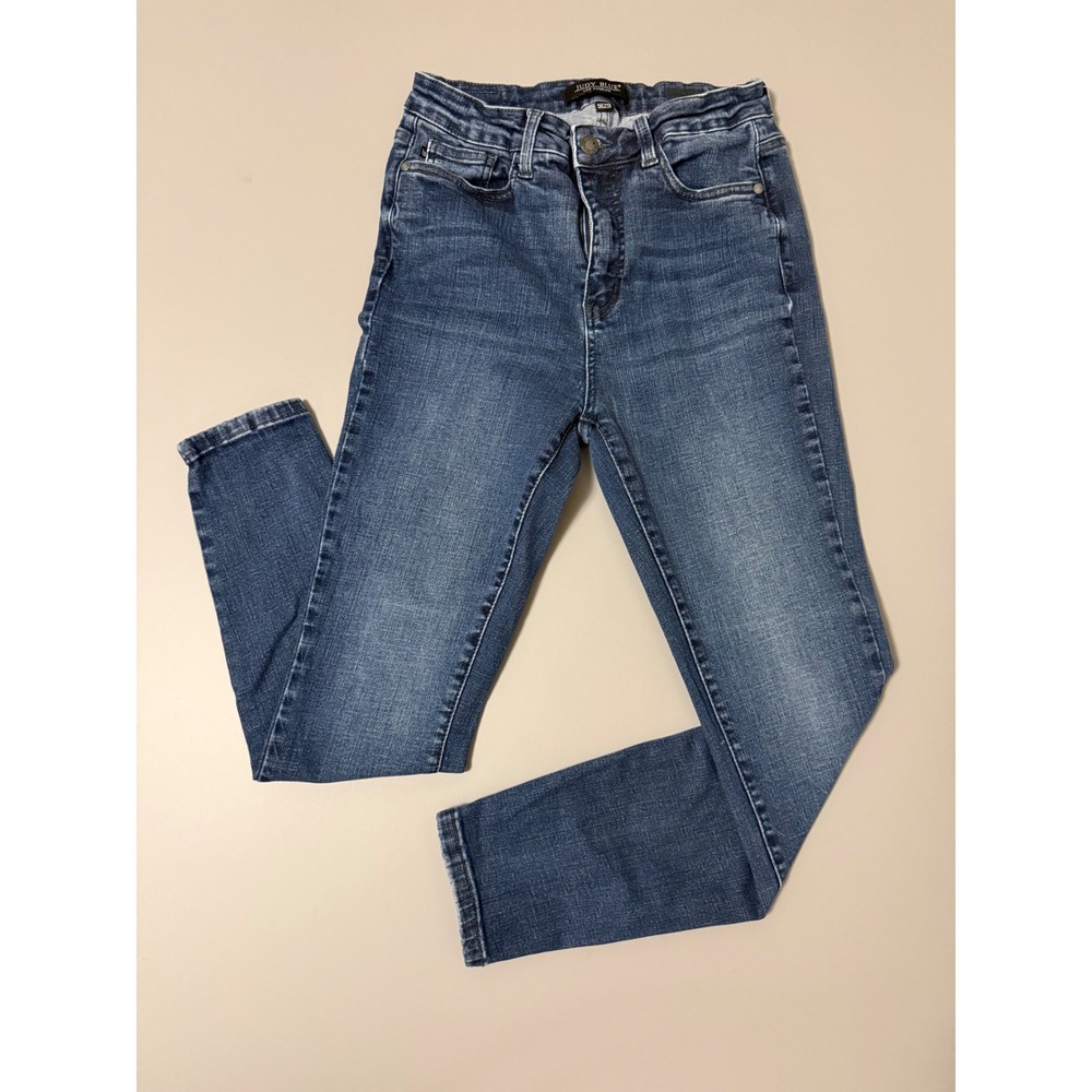 Judy Blue High Rise Skinny Jeans Medium Wash JB88328 Size 9 29 Womens Denim